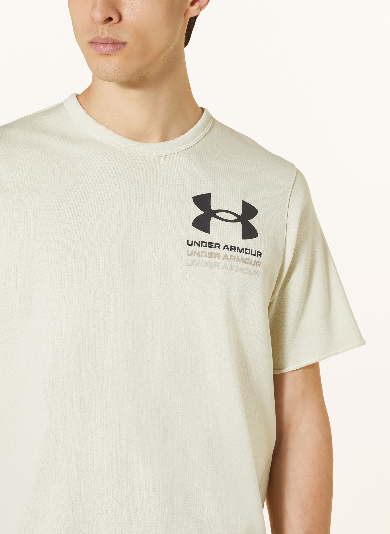 UNDER ARMOUR T-shirt UA RIVAL, Color: LIGHT GREEN (Image 4)