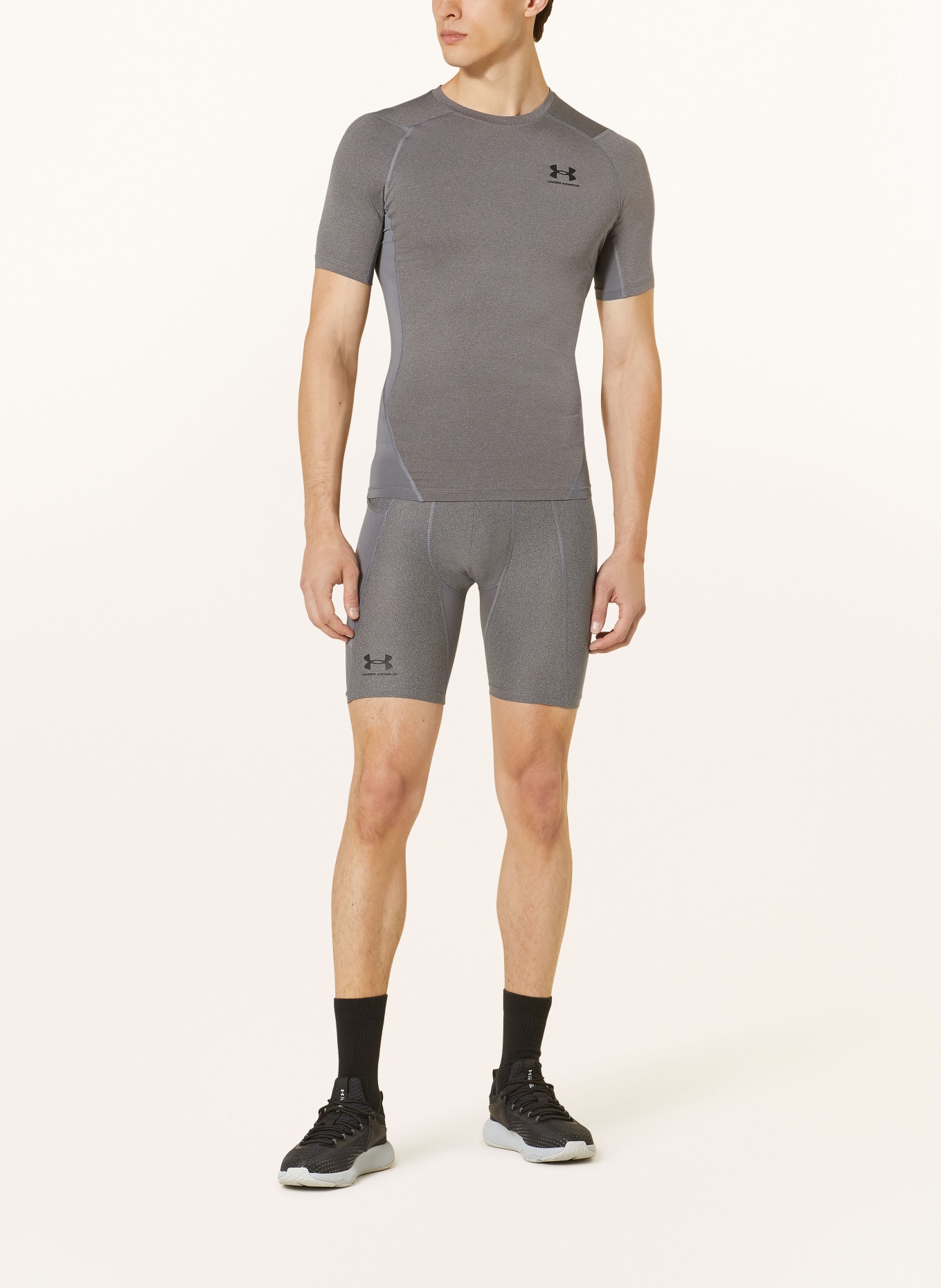 UNDER ARMOUR T-shirt HEATGEAR®, Color: GRAY (Image 2)