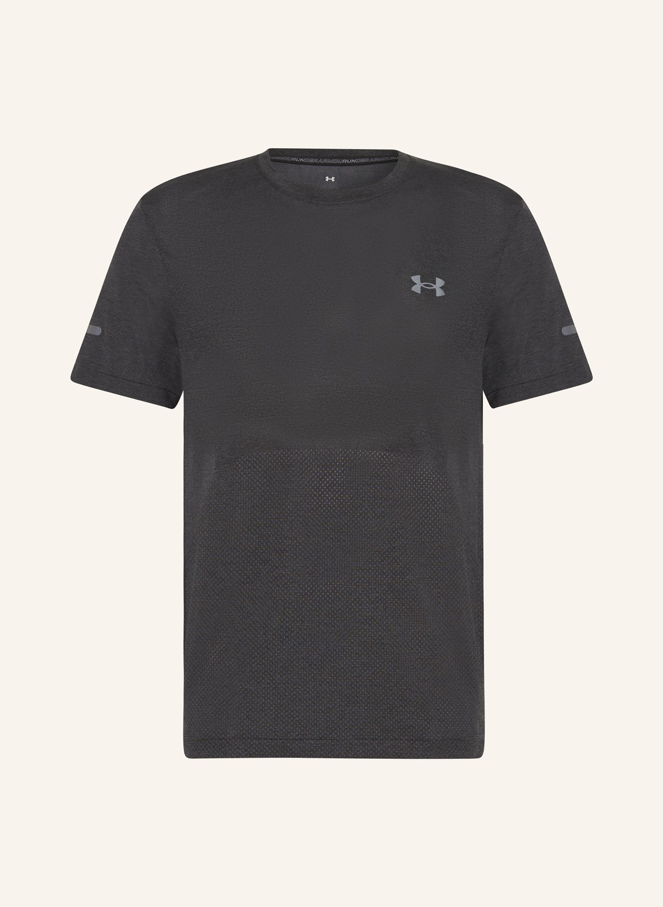UNDER ARMOUR Running shirt UA SEAMLESS STRIDE, Color: DARK GRAY (Image 1)