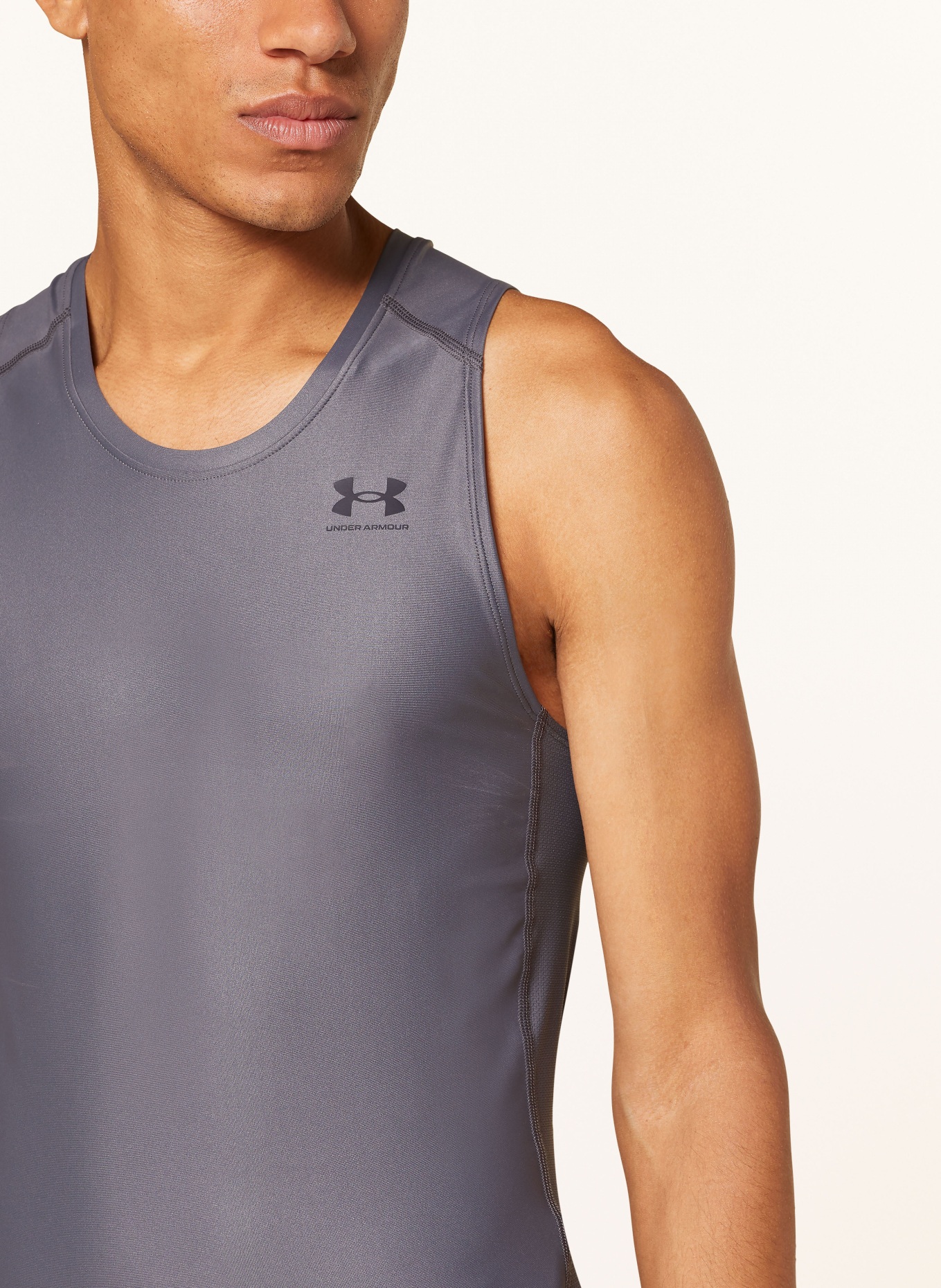 UNDER ARMOUR Running top UA ISO-CHILL, Color: GRAY (Image 4)