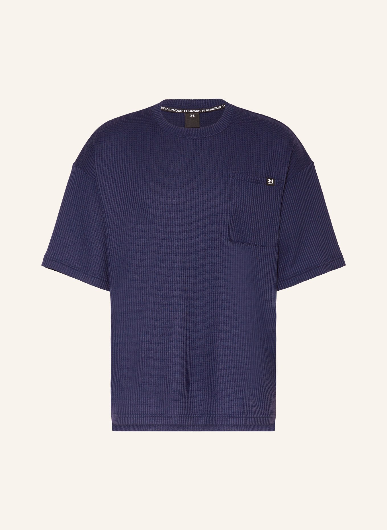 UNDER ARMOUR Oversized shirt RIVAL, Color: DARK BLUE (Image 1)