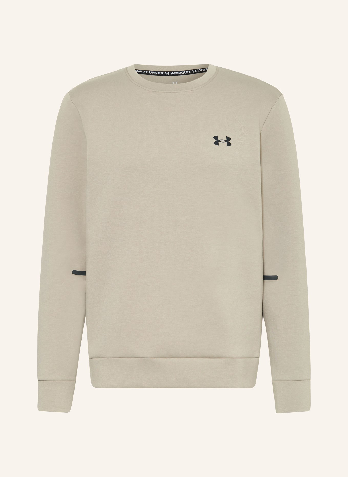 UNDER ARMOUR Sweatshirt UNSTOPPABLE, Color: TAUPE (Image 1)