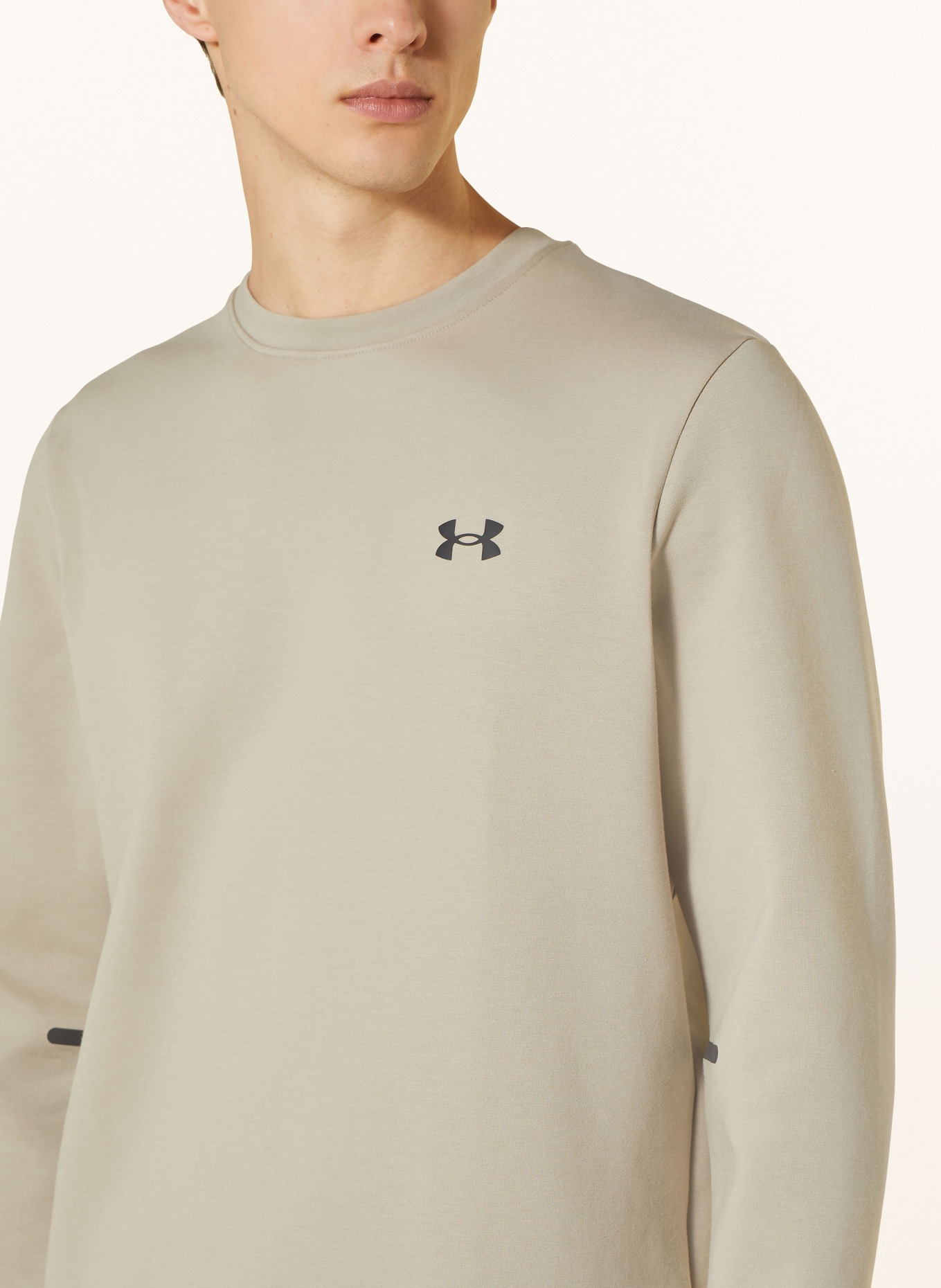 UNDER ARMOUR Sweatshirt UNSTOPPABLE, Color: TAUPE (Image 4)