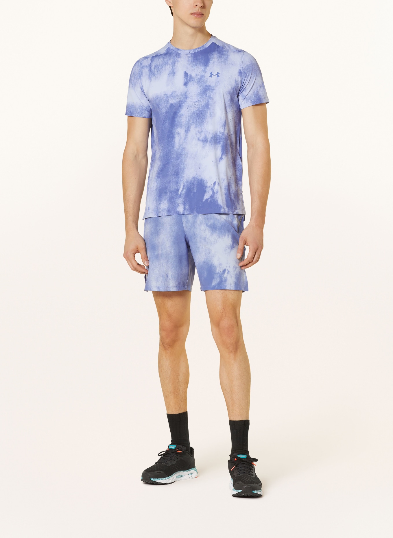 UNDER ARMOUR 2-in-1 running shorts LAUNCH ELITE, Color: BLUE (Image 2)