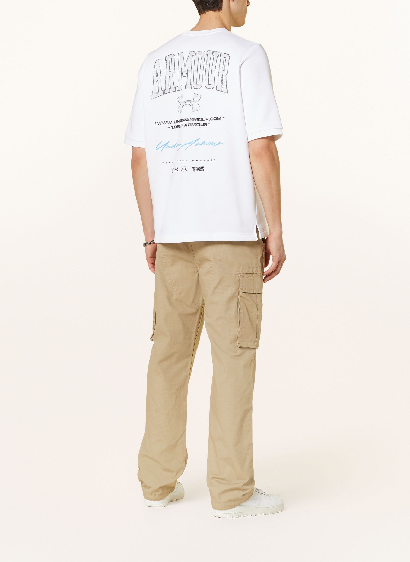 UNDER ARMOUR Sweatshirt UA ICON, Color: WHITE (Image 2)