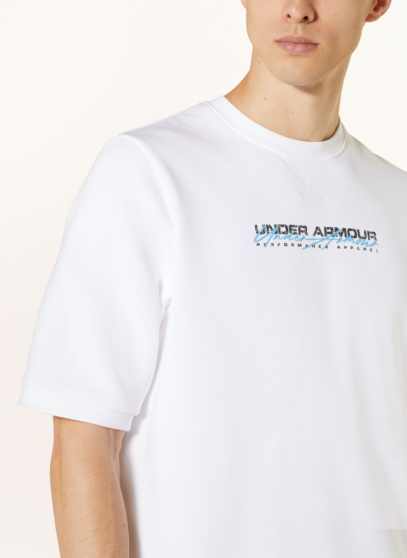 UNDER ARMOUR Sweatshirt UA ICON, Color: WHITE (Image 4)