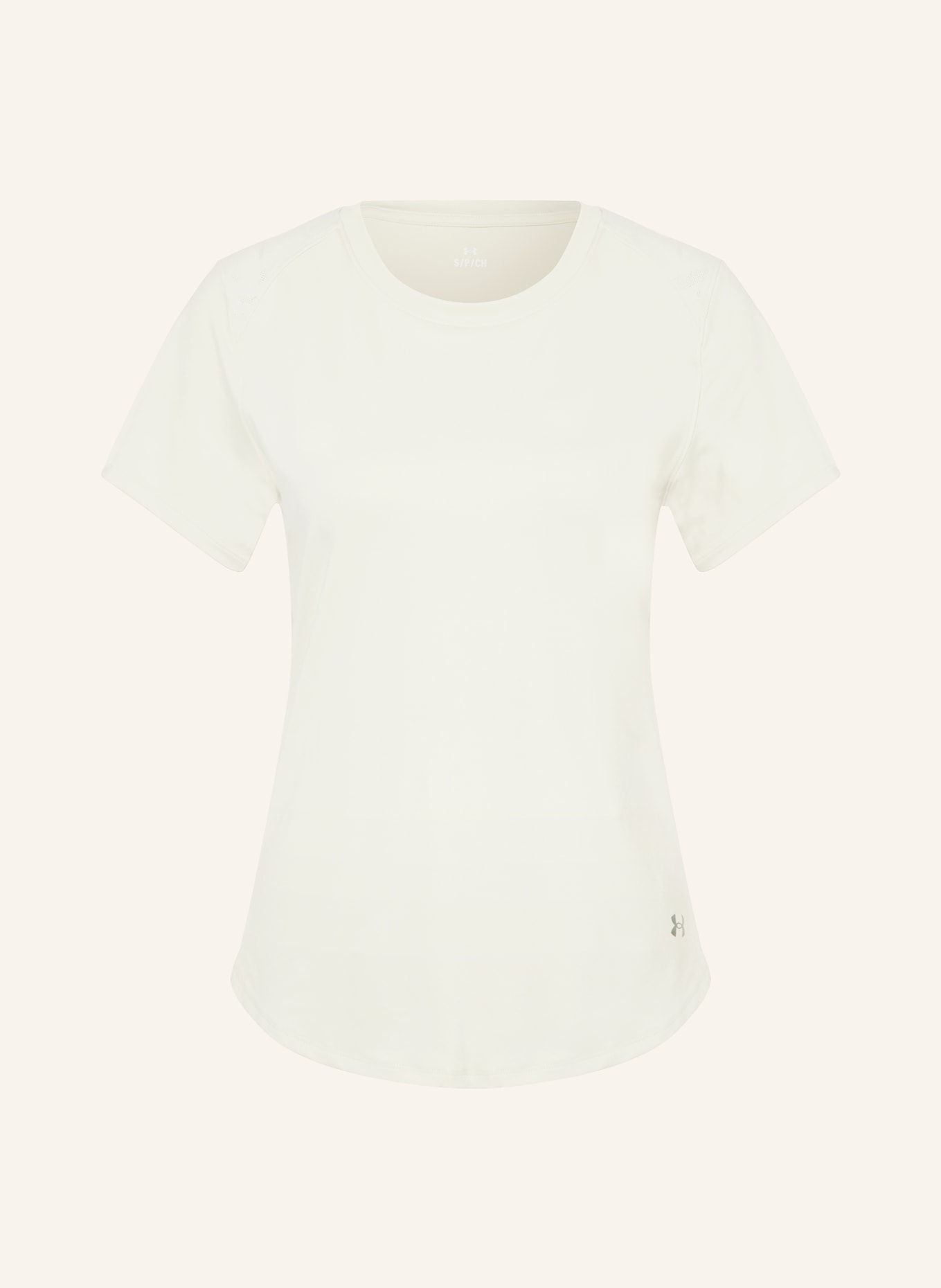 UNDER ARMOUR T-shirt UA VANISH ELITE, Color: CREAM (Image 1)