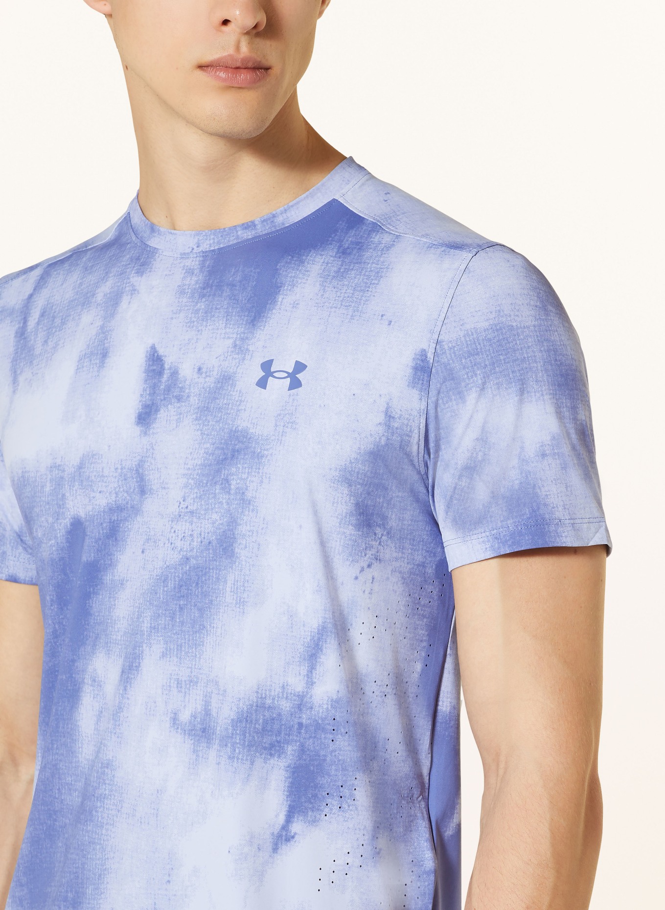 UNDER ARMOUR Running shirt UA LAUNCH ELITE, Color: PURPLE/ LIGHT PURPLE (Image 4)