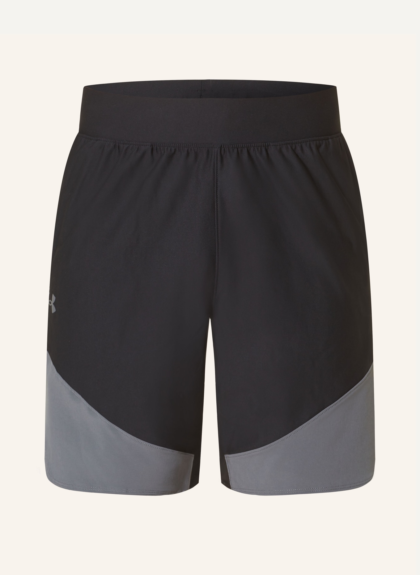 UNDER ARMOUR Running shorts UA VANISH ELITE, Color: BLACK/ GRAY (Image 1)
