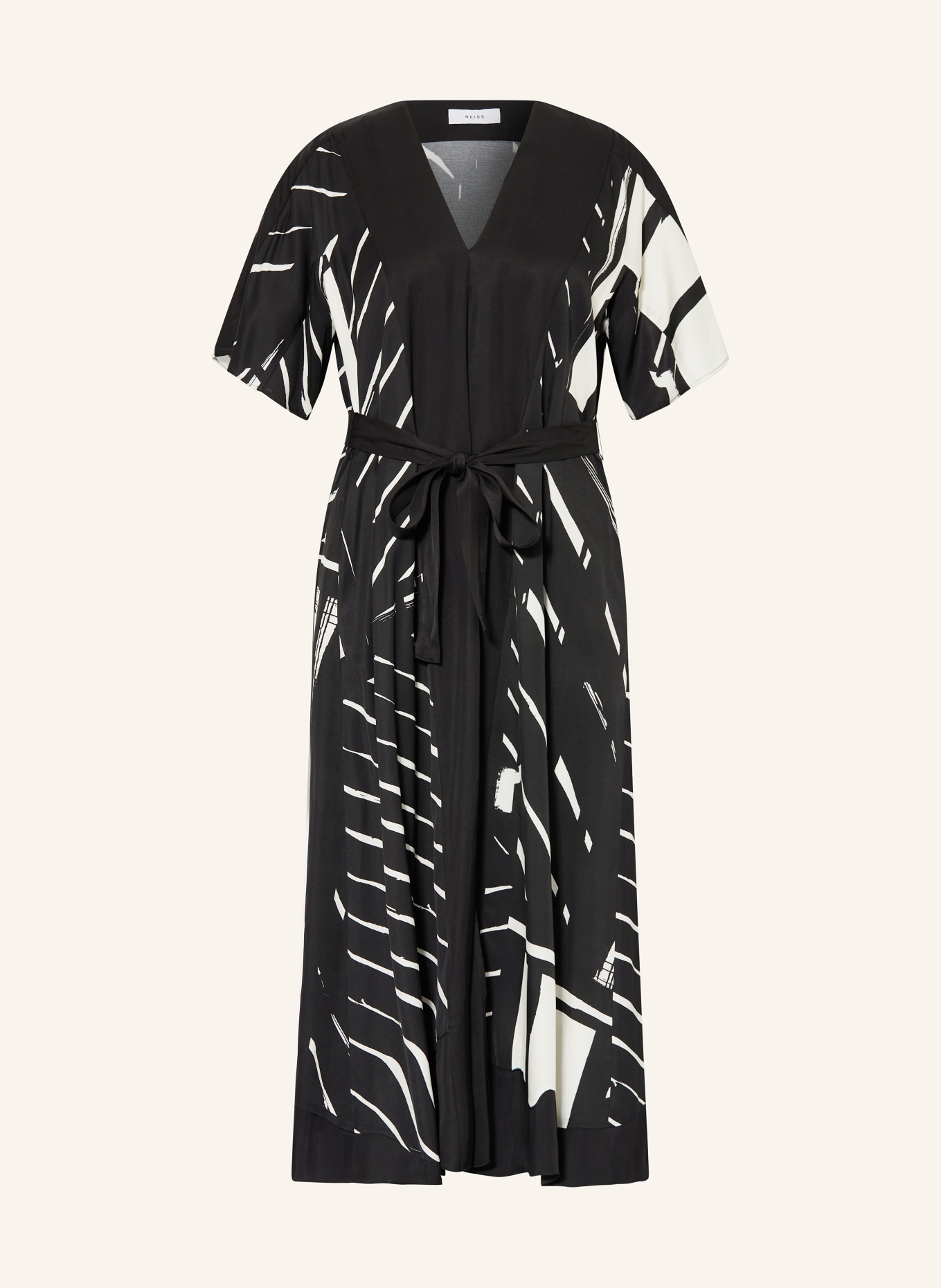 REISS Dress CAMI, Color: BLACK/ WHITE (Image 1)