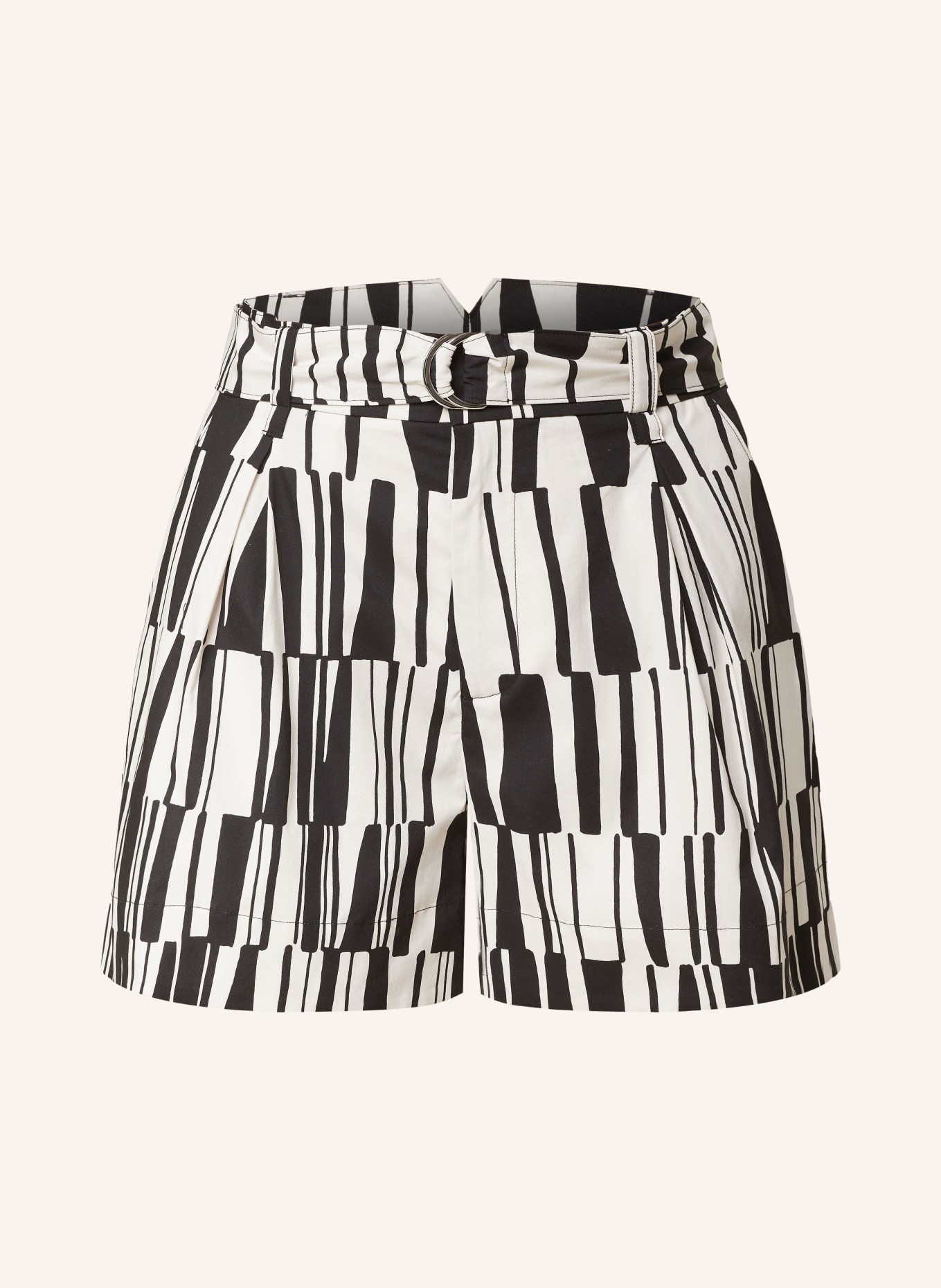VANILIA Shorts, Color: BLACK/ WHITE (Image 1)