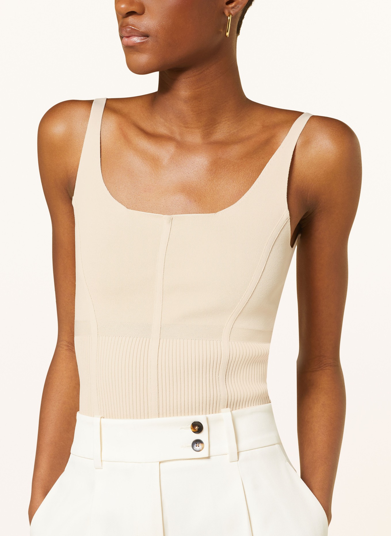 REISS Knit top VERITY, Color: NUDE (Image 4)