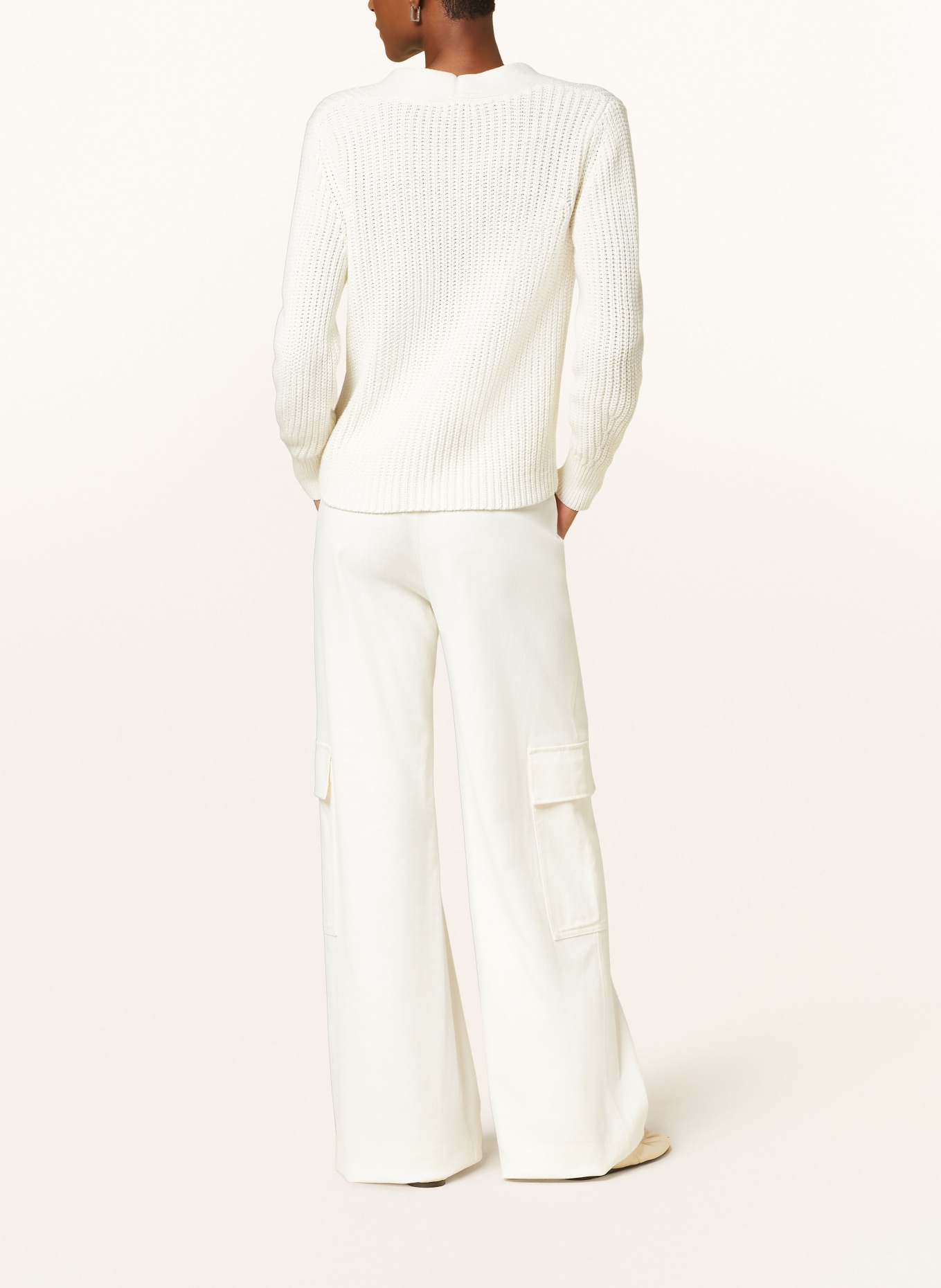 REISS Cardigan ARIANA with linen, Color: WHITE (Image 3)