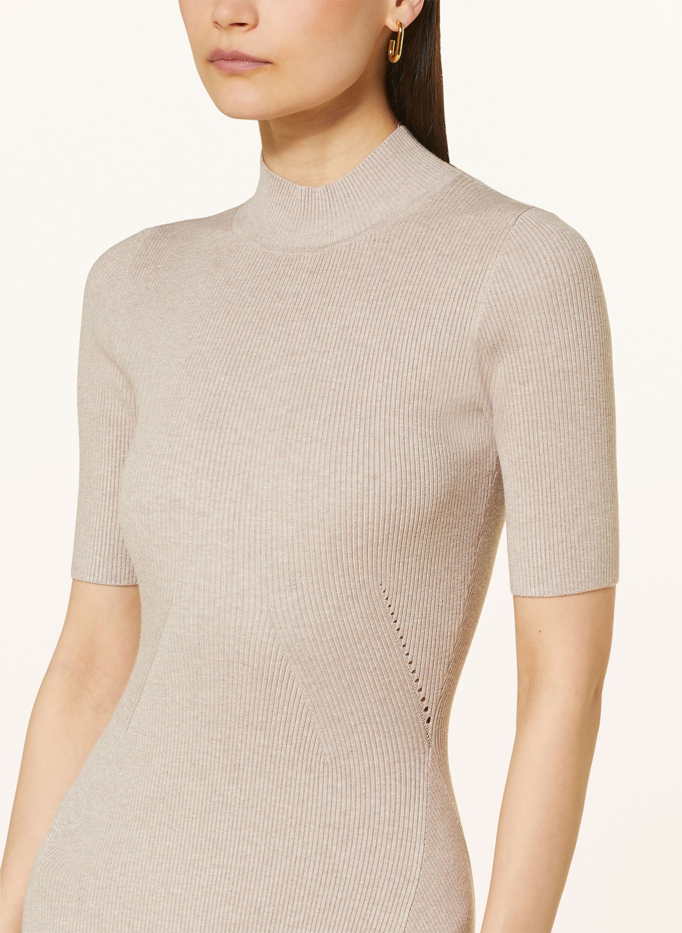 REISS Knit dress CAITLYN, Color: LIGHT BROWN (Image 4)