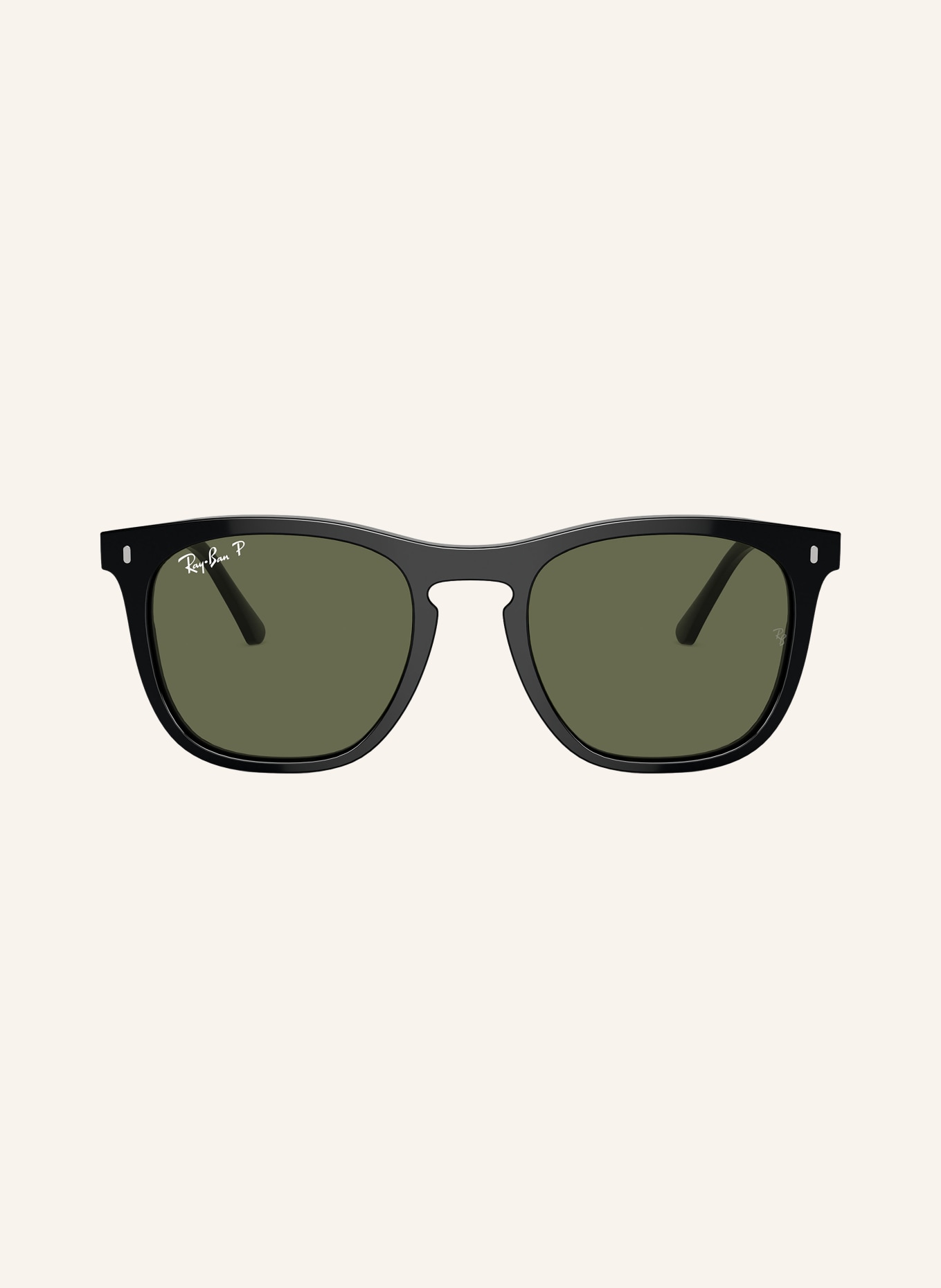 Ray-Ban Sunglasses RB2210, Color: 901/58 - BLACK/GREEN POLARIZED (Image 2)