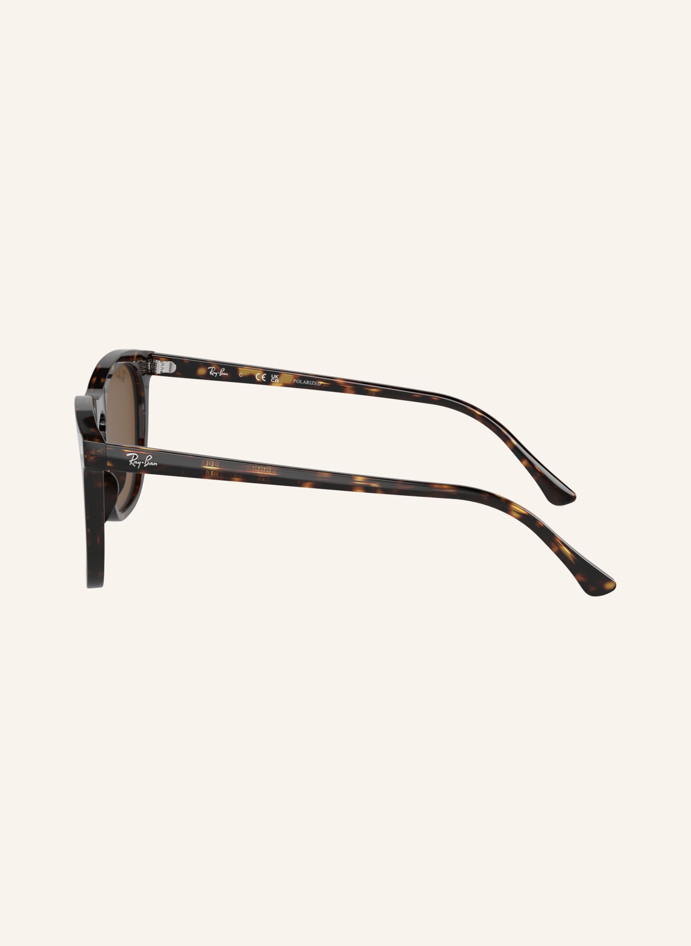 Ray-Ban Sonnenbrille RB2210: 902/57 - HAVANA/ BRAUN POLARISIERT