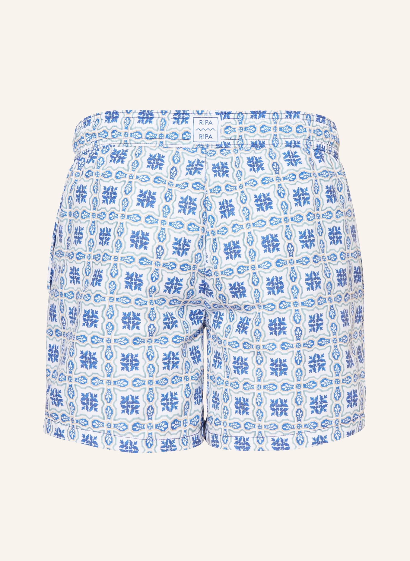 RIPA RIPA Swim Shorts TILE, Color: WHITE/ BLUE/ GREEN (Image 2)