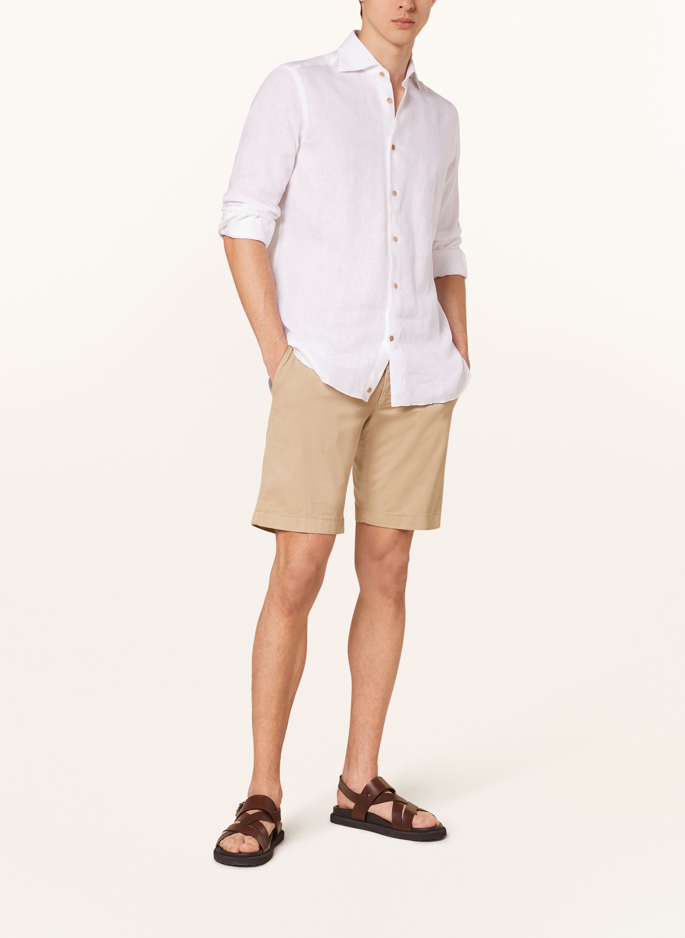 RIPA RIPA Linen shirt regular fit, Color: WHITE (Image 2)