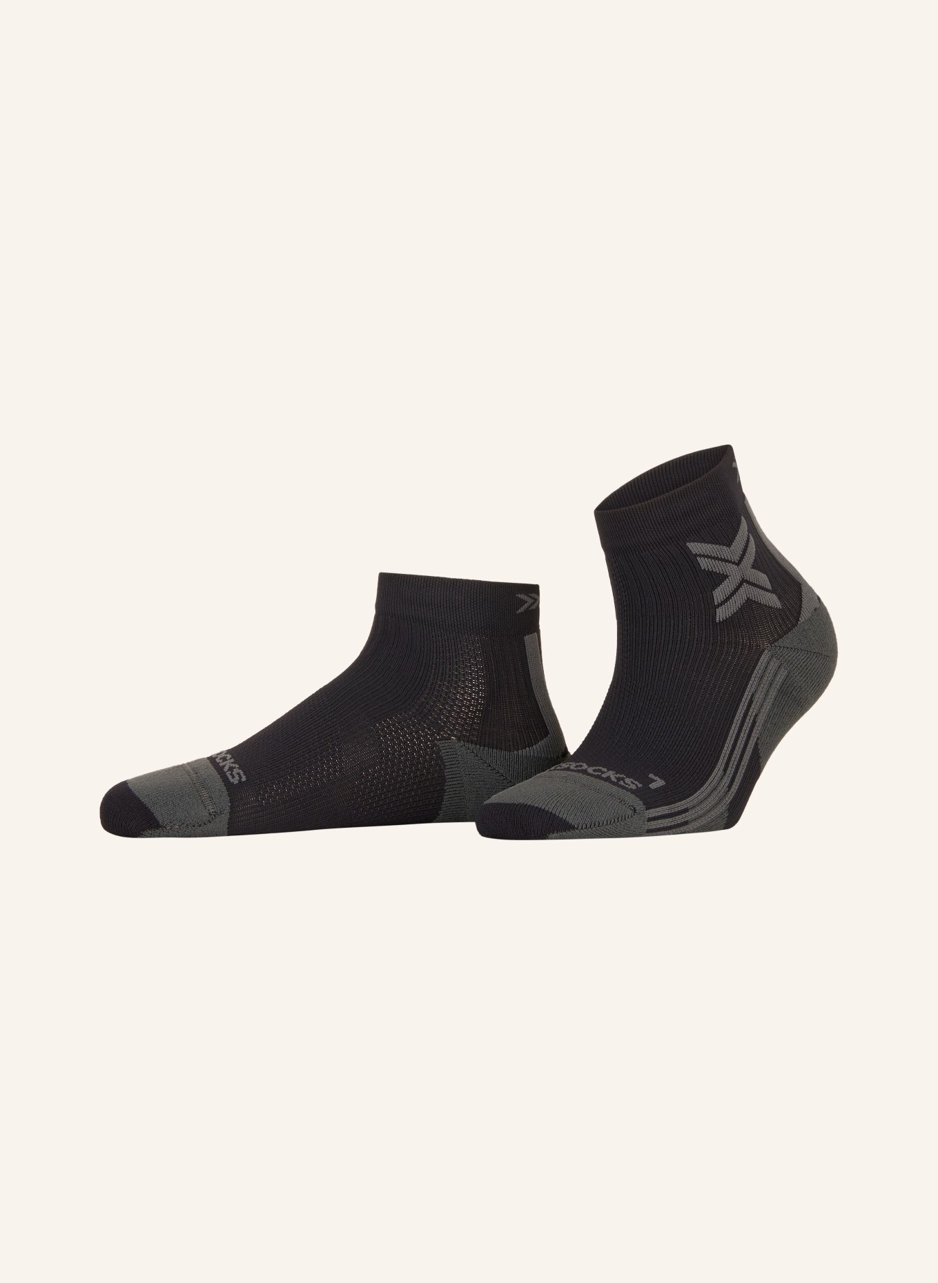 X-SOCKS Laufsocken RUN DISCOVER ANKLE: B036 BLACK/CHARCOAL