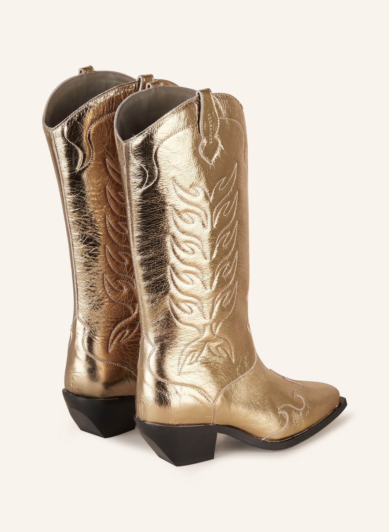ALLSAINTS Cowboy boots DOLLY, Color: GOLD (Image 2)
