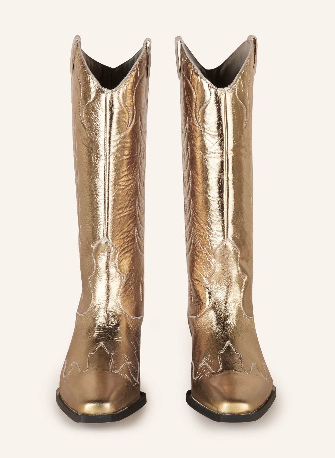 ALLSAINTS Cowboy boots DOLLY, Color: GOLD (Image 3)