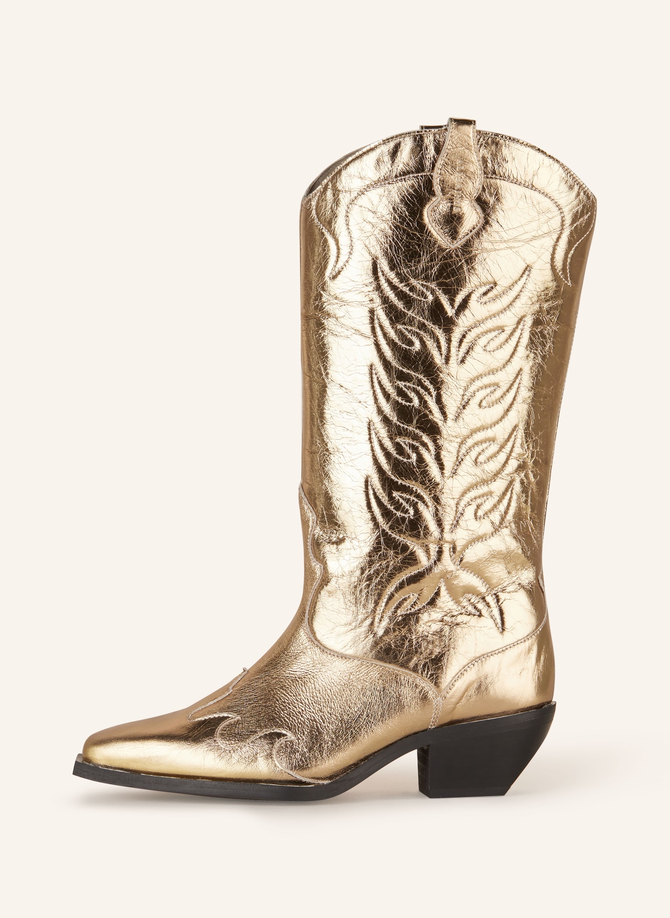ALLSAINTS Cowboy boots DOLLY, Color: GOLD (Image 4)