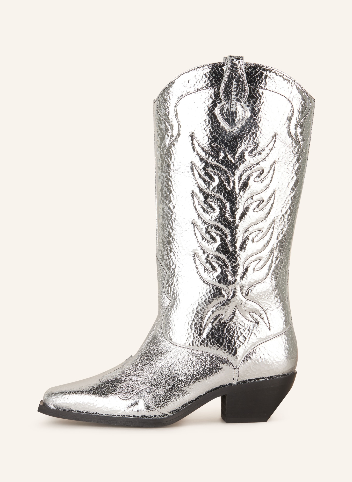 ALLSAINTS Cowboy boots DOLLY, Color: SILVER (Image 4)