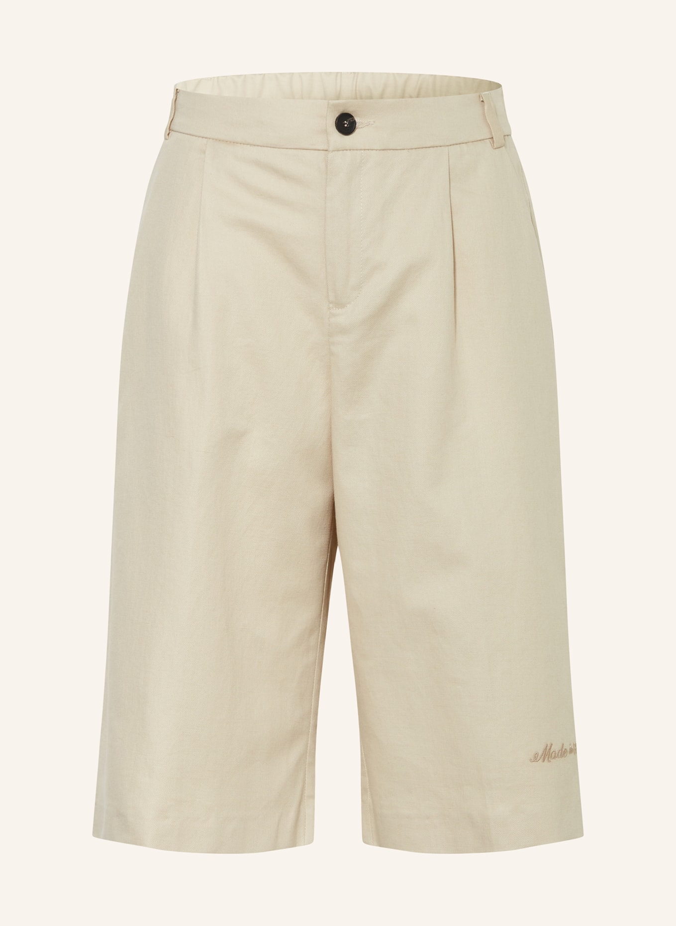 FENDI Shorts mit Leinen, Farbe: ECRU (Bild 1)