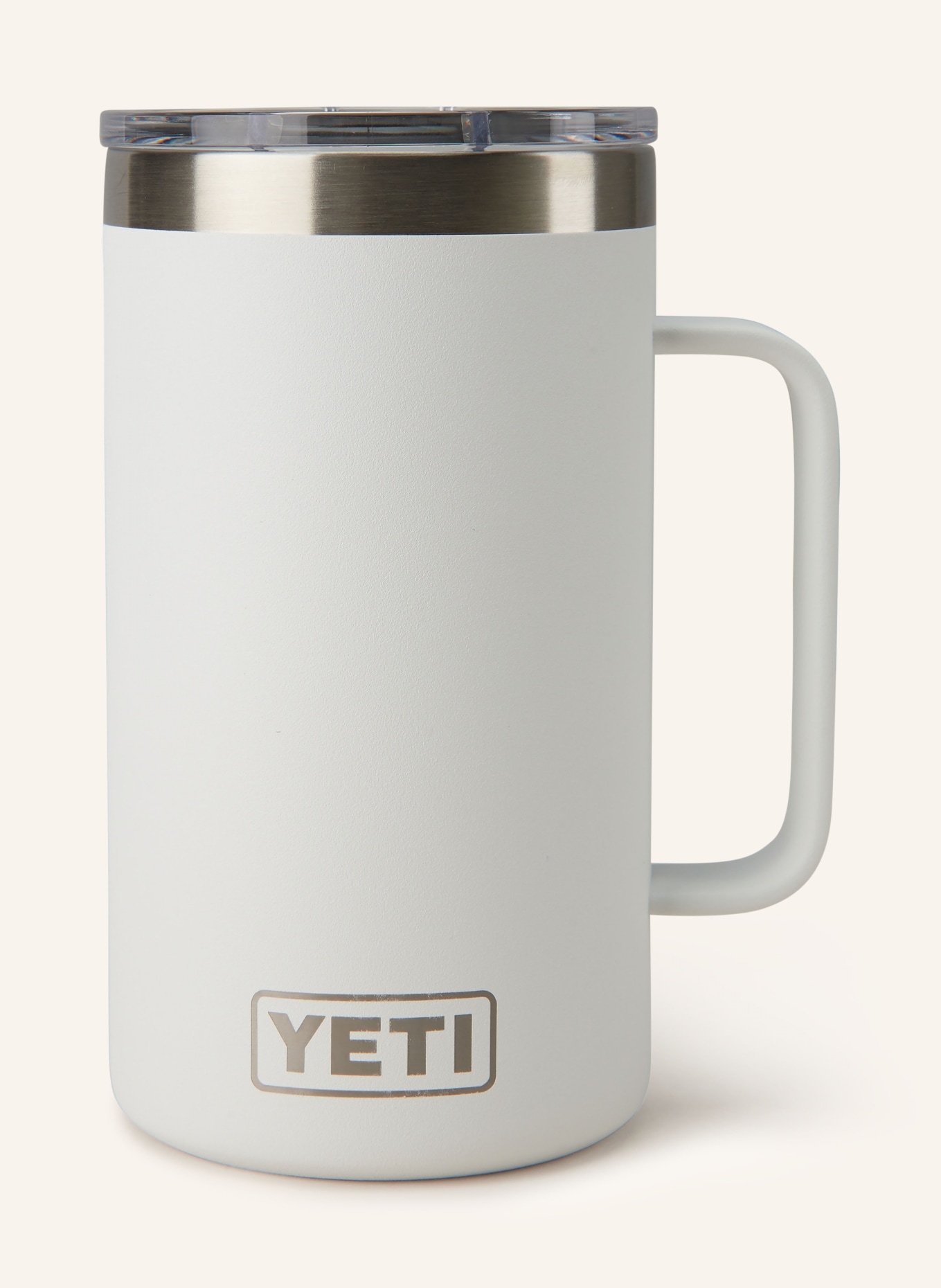 YETI Thermos mug RAMBLER®, Color: WHITE/ SILVER (Image 1)