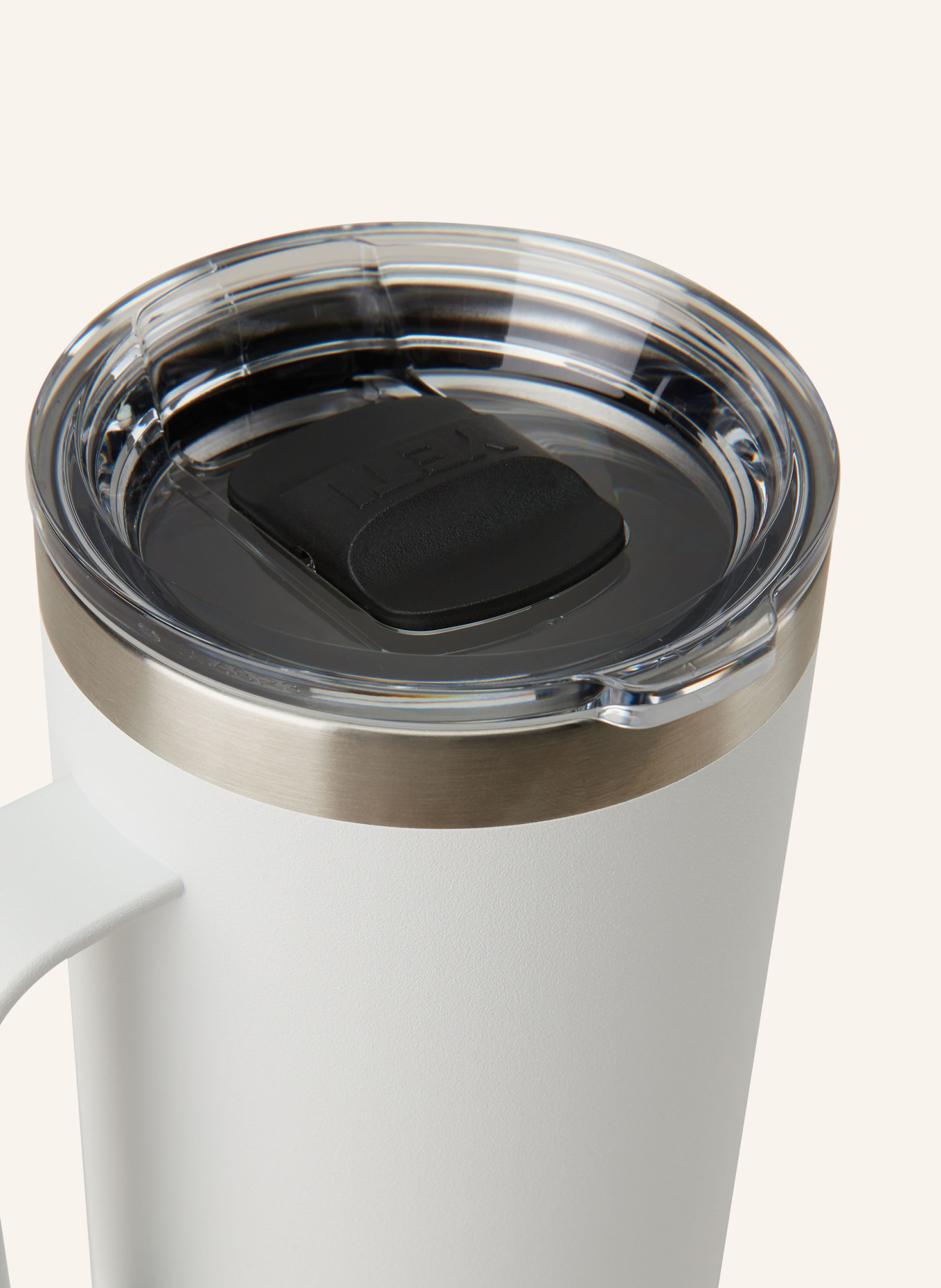 YETI Thermos mug RAMBLER®, Color: WHITE/ SILVER (Image 2)