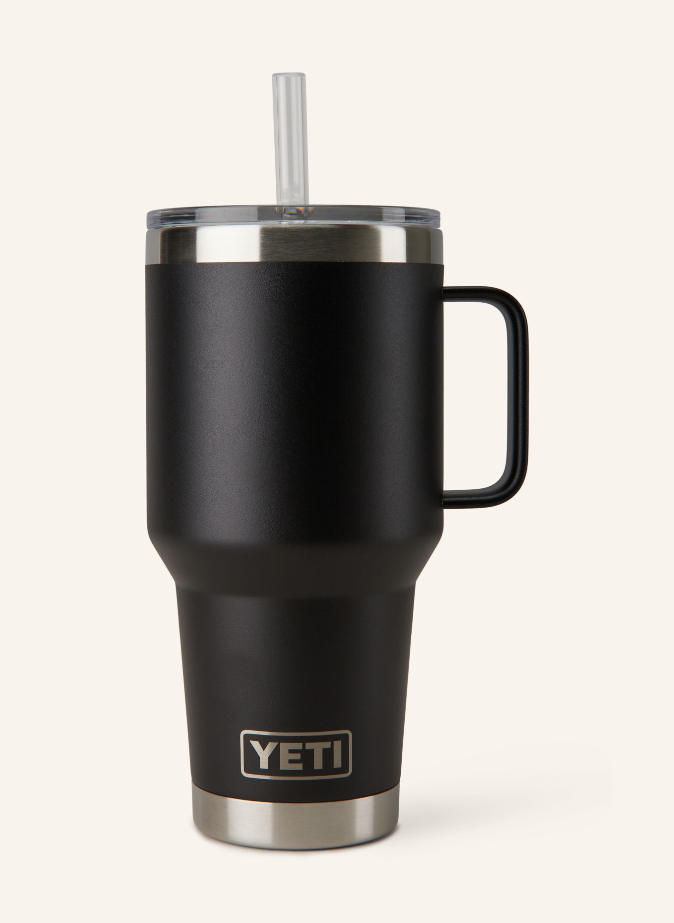 YETI Thermobecher RAMBLER®, Farbe: SCHWARZ/ SILBER (Bild 1)