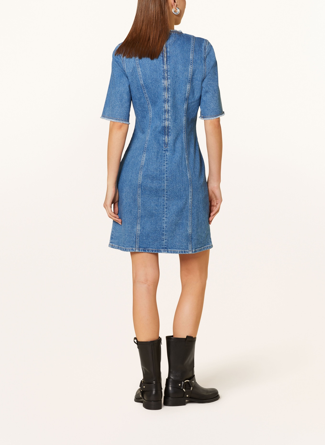 MSCH COPENHAGEN Denim dress, Color: BLUE (Image 3)