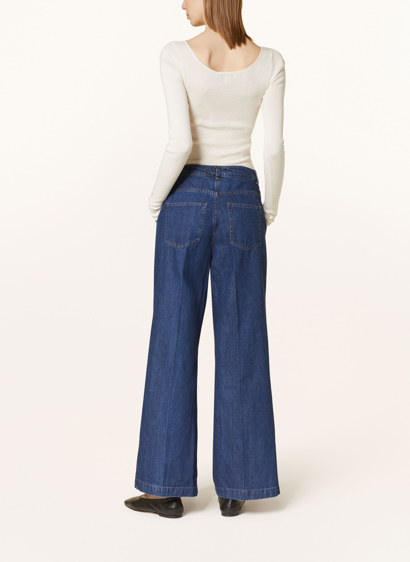 MSCH COPENHAGEN Straight Jeans, Farbe: DARK BLUE WASH (Bild 3)
