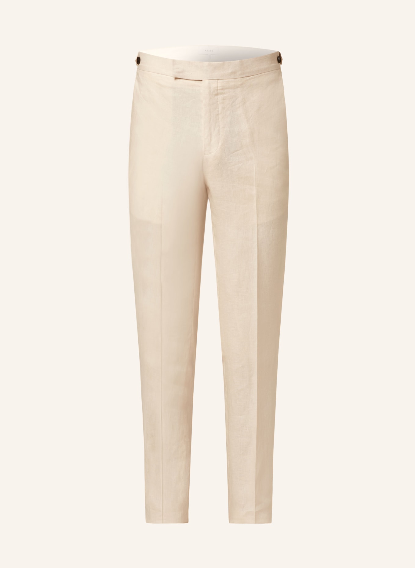 REISS Linen trousers KIN slim fit, Color: 04 STONE (Image 1)
