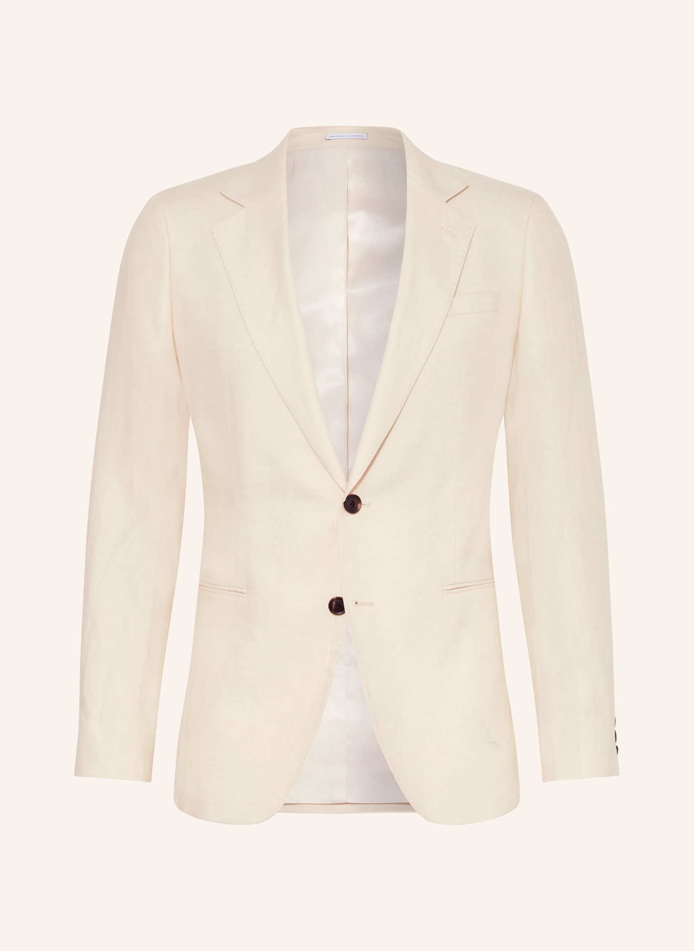 REISS Suit jacket KIN slim fit made of linen, Color: 04 STONE (Image 1)