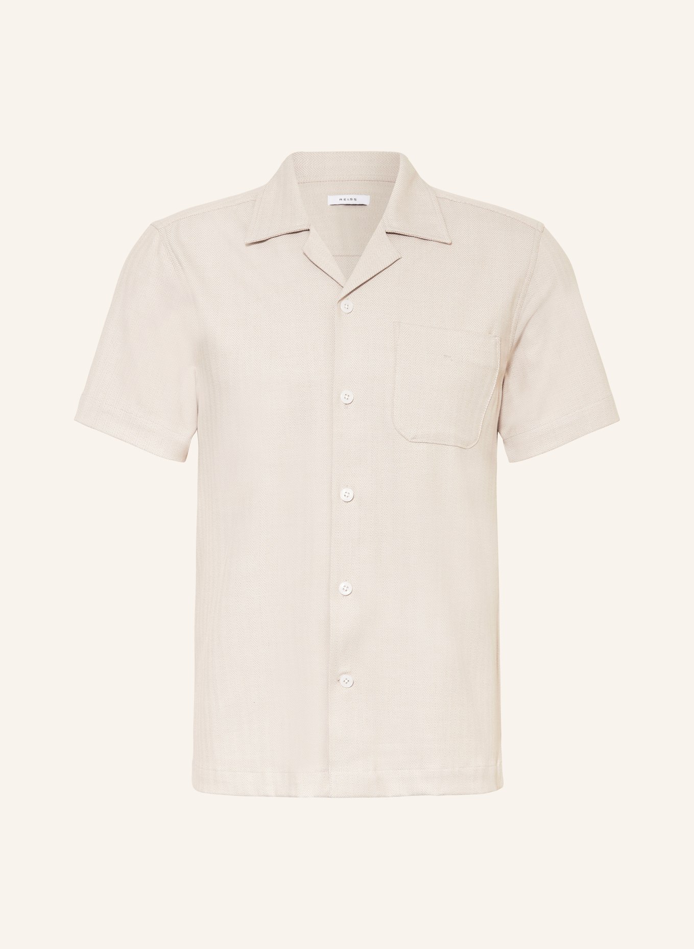 REISS Resort shirt NITUS regular fit, Color: BEIGE (Image 1)