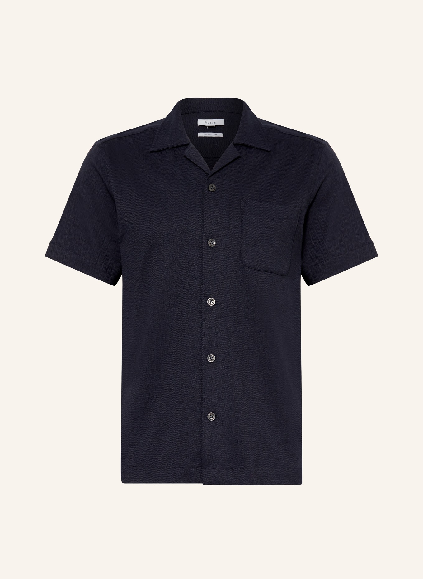 REISS Resort shirt NITUS regular fit, Color: DARK BLUE (Image 1)