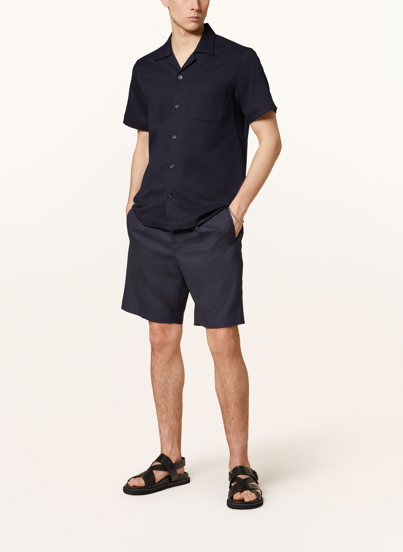 REISS Resort shirt NITUS regular fit, Color: DARK BLUE (Image 2)