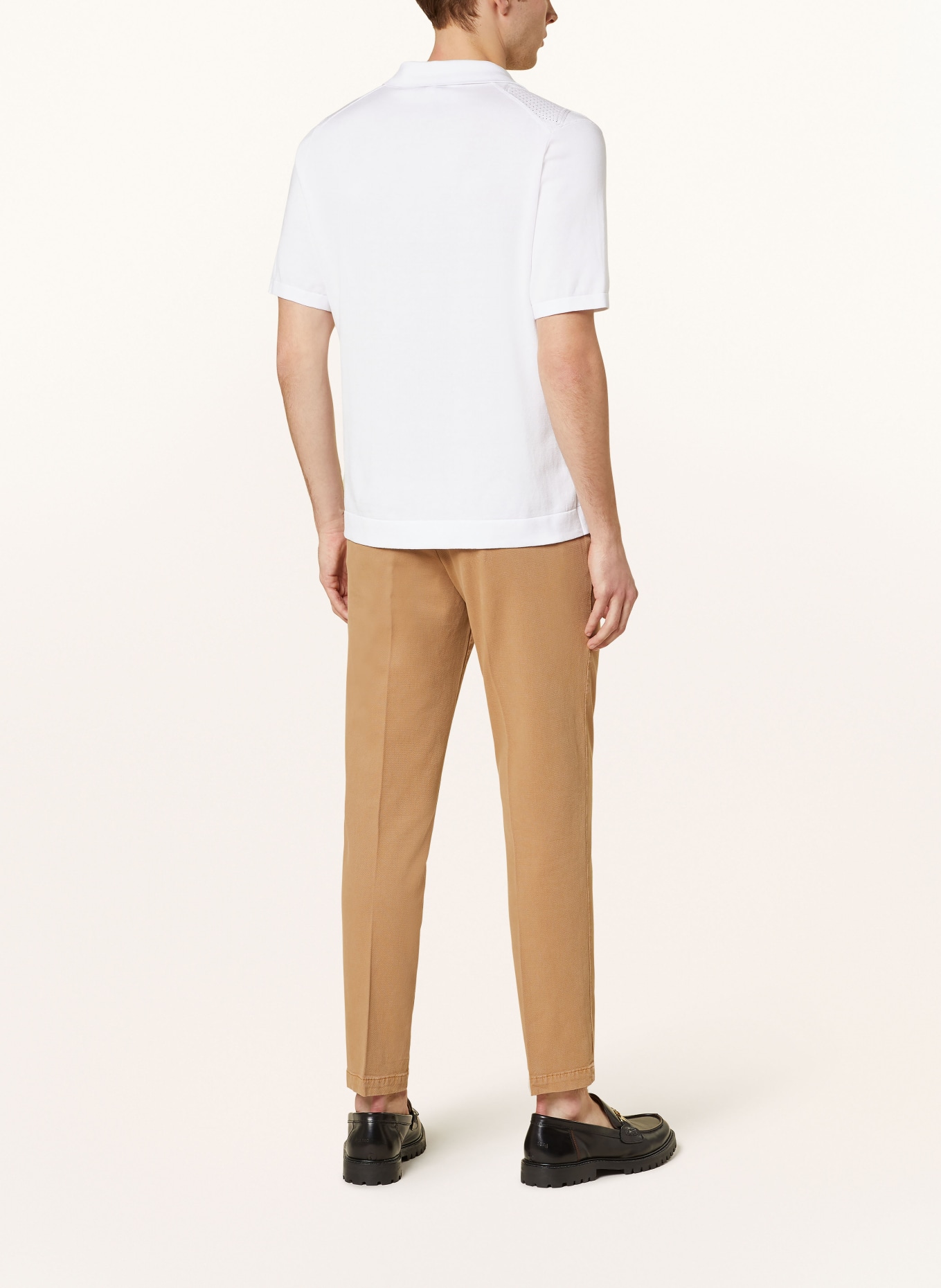 REISS Úpletová košile FORTUNE Slim Fit, Barva: BÍLÁ (Obrázek 3)