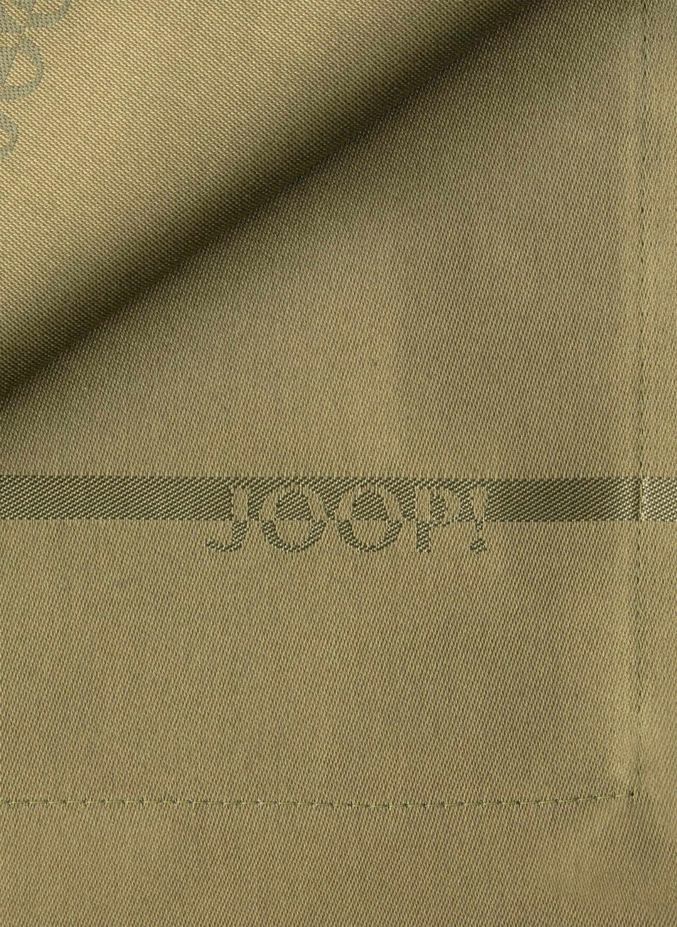 JOOP! Běhoun na stůl JOOP! LOGO STRIPES, Barva: OLIVOVÁ (Obrázek 2)