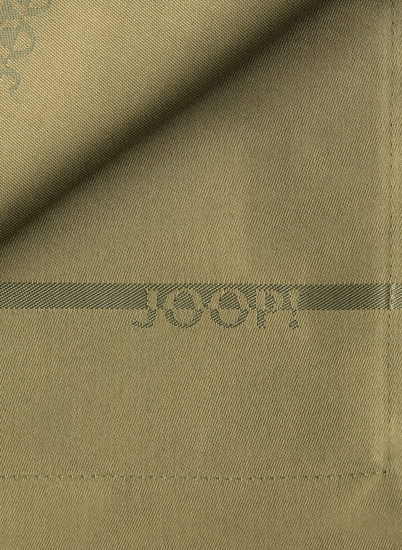 JOOP! Set of 2 cloth napkins JOOP! LOGO STRIPES, Color: OLIVE (Image 2)