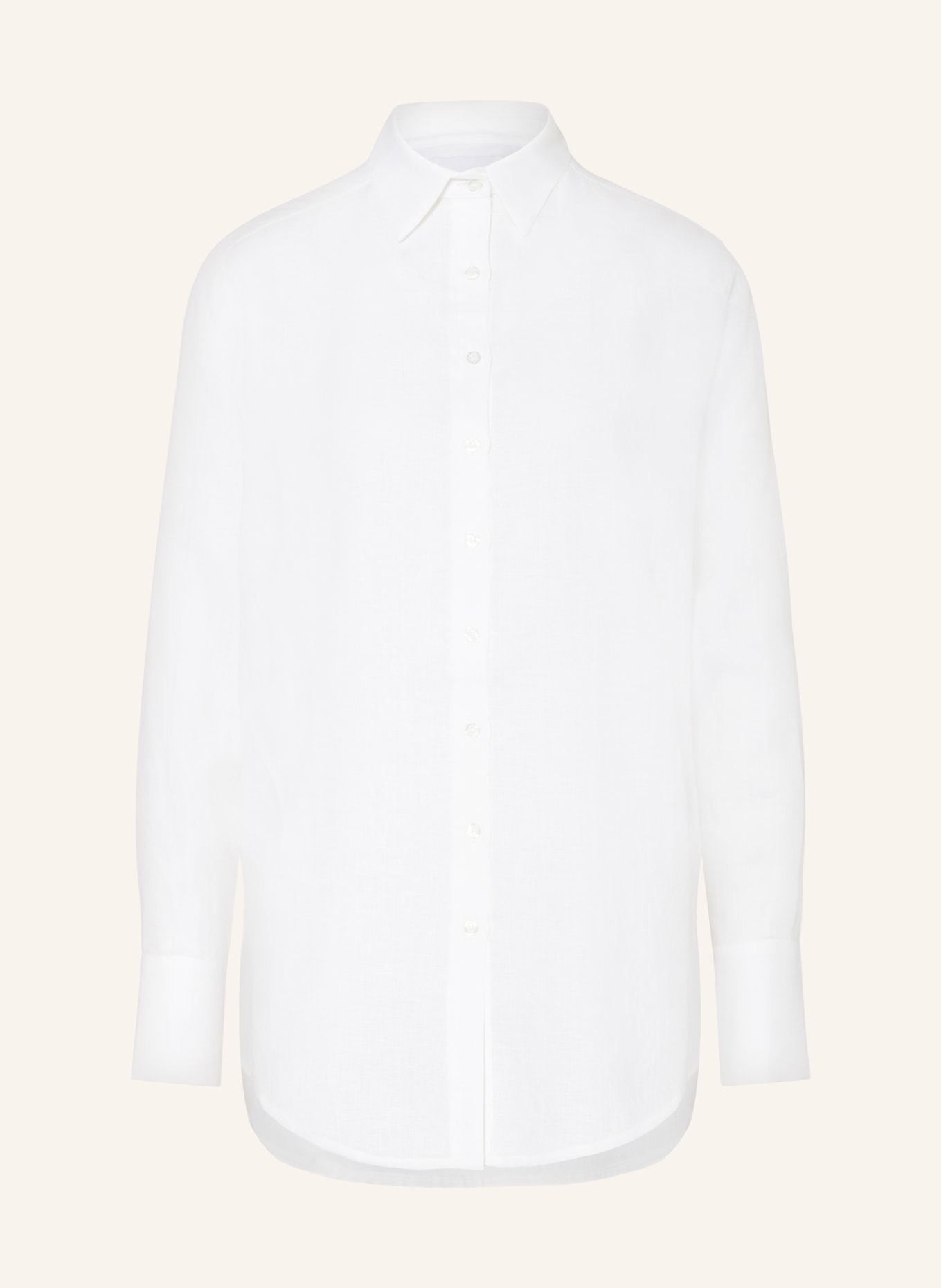 VIKTORIA LOUISE Shirt blouse SERENE in linen, Color: WHITE (Image 1)