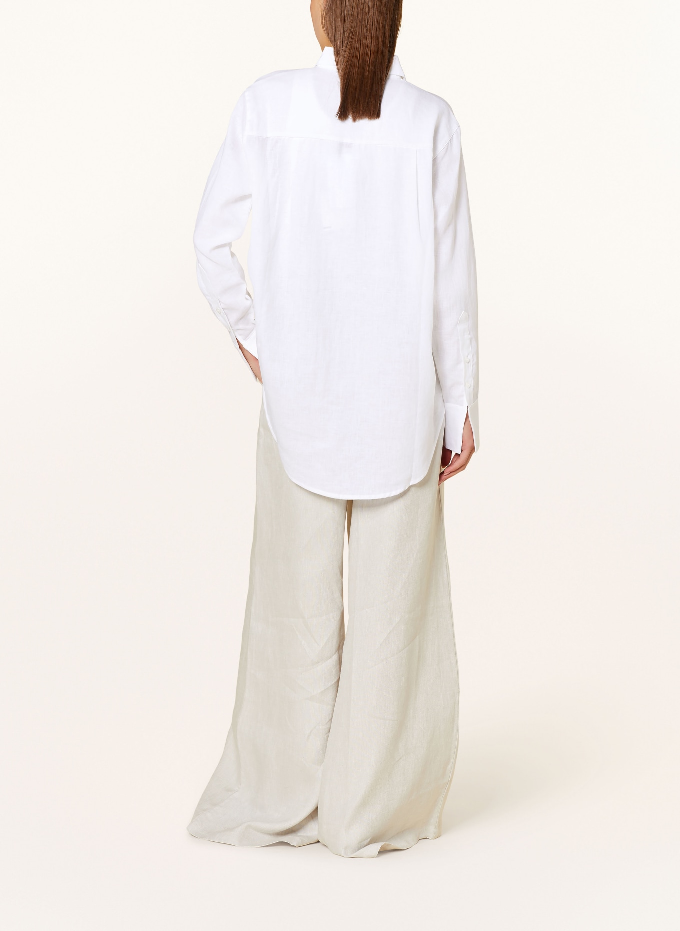 VIKTORIA LOUISE Shirt blouse SERENE in linen, Color: WHITE (Image 3)