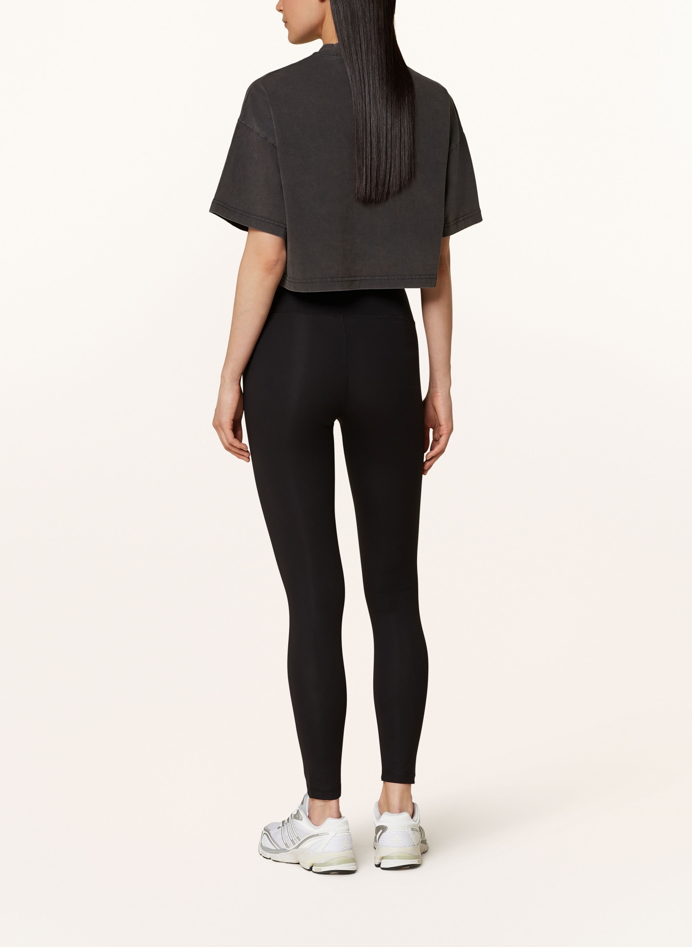 VIKTORIA LOUISE Cropped shirt THE ACTIVEWEAR, Color: DARK GRAY (Image 3)