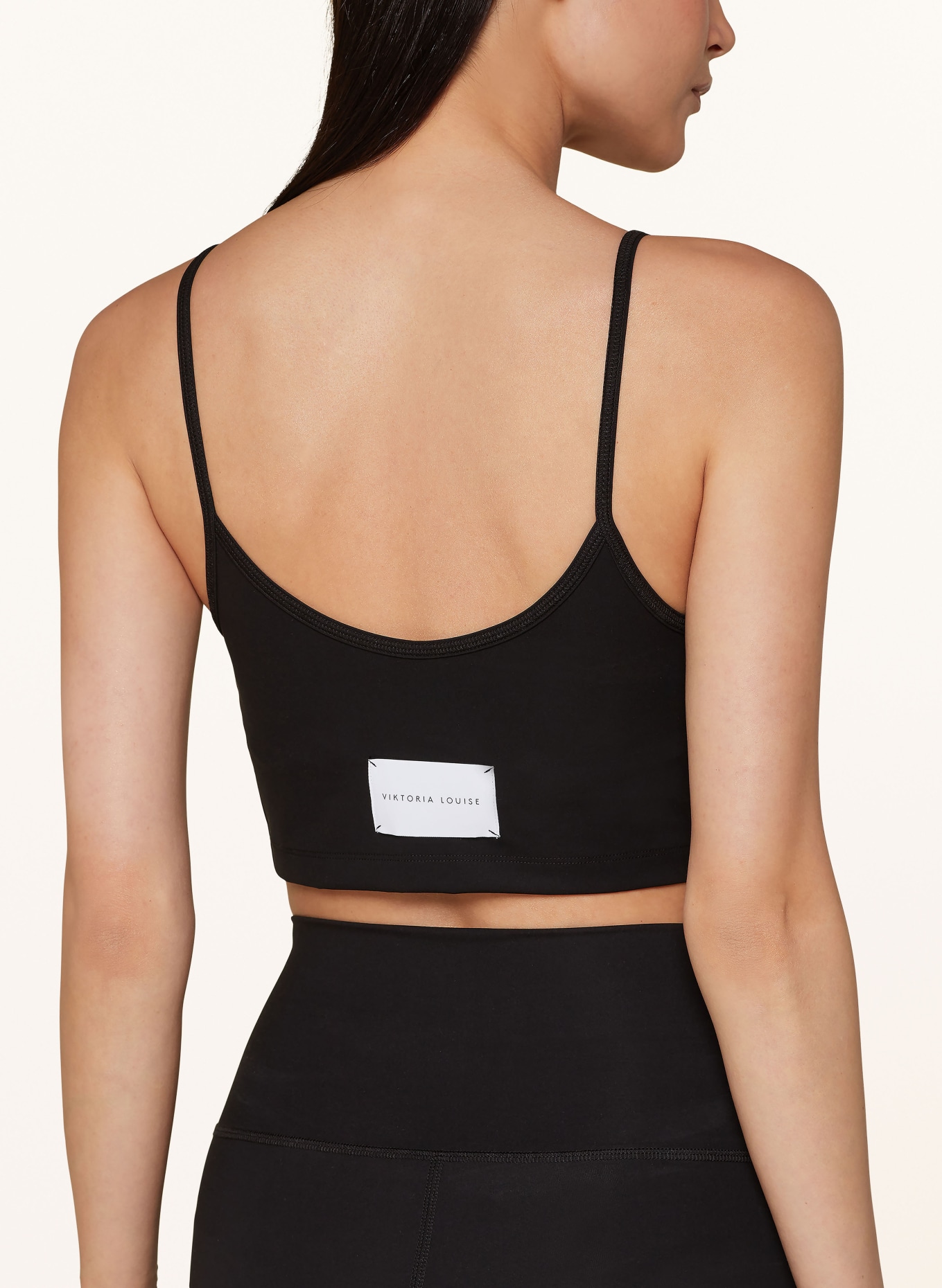 VIKTORIA LOUISE Cropped top THE ACTIVEWEAR, Color: BLACK (Image 4)