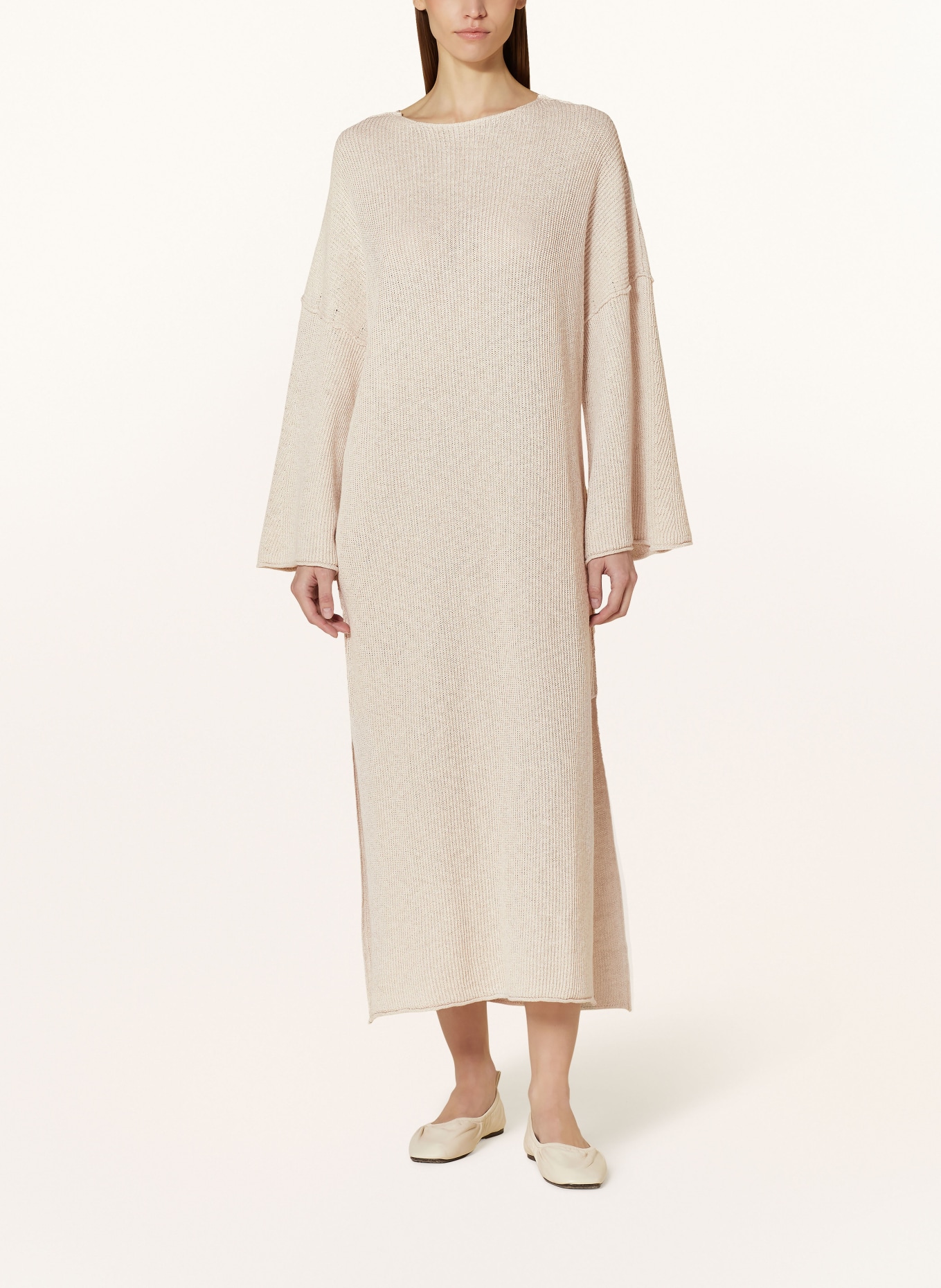 by Aylin Koenig Knit dress FRANCINE with linen, Color: CREAM (Image 2)
