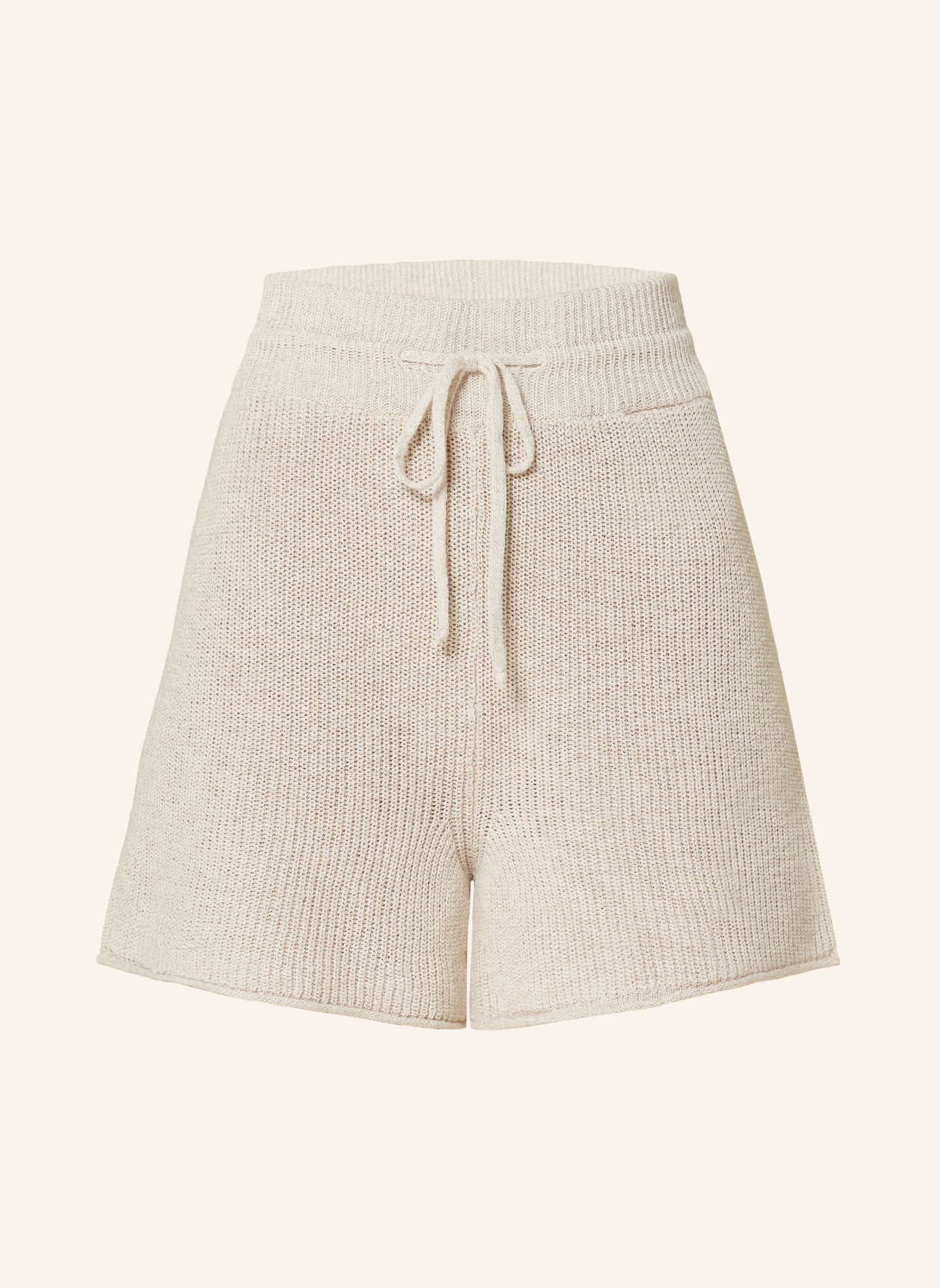 by Aylin Koenig Knit shorts MILLY with linen, Color: ECRU (Image 1)