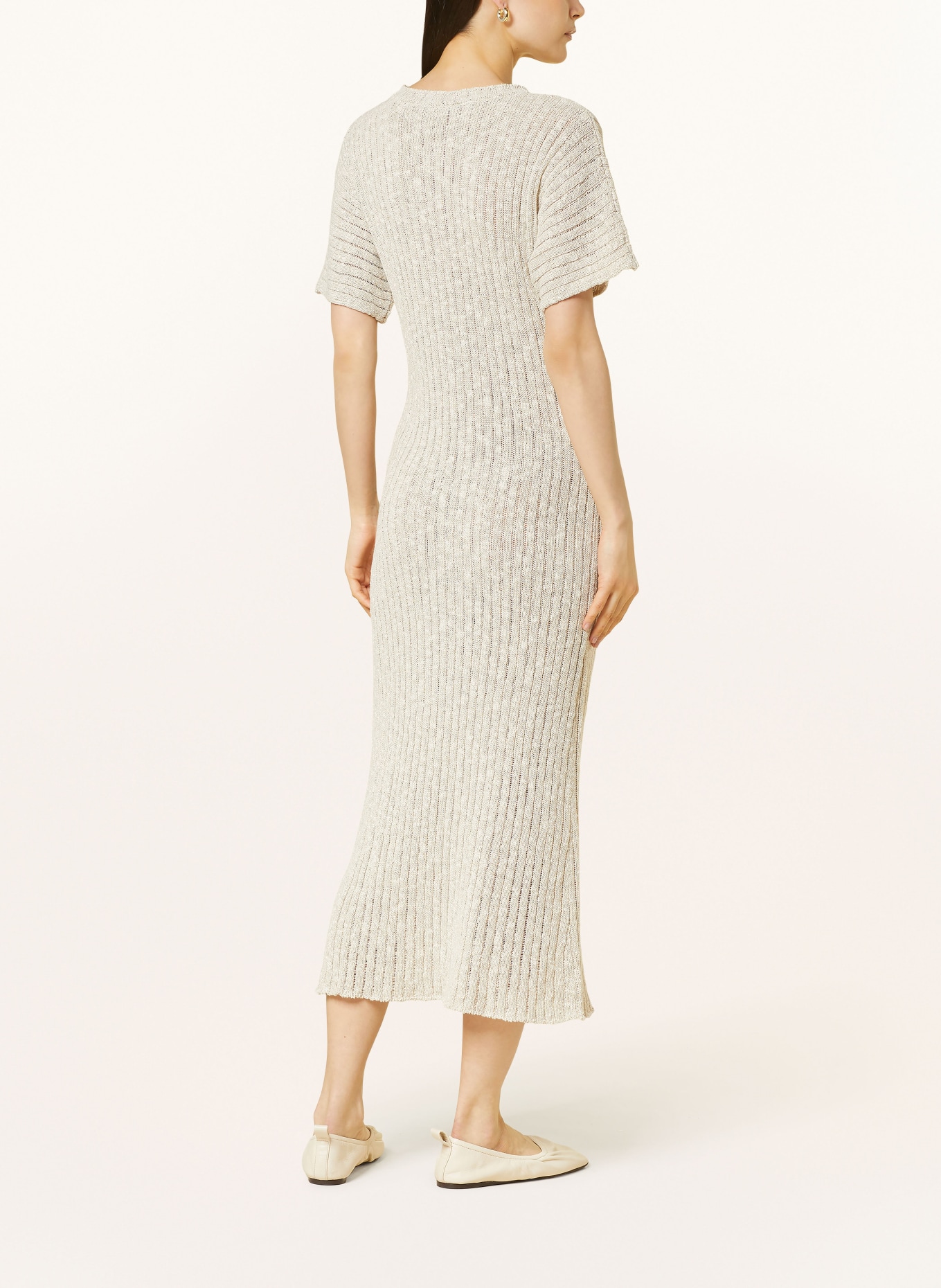 by Aylin Koenig Knit dress JULIETTE with linen, Color: PORRIDGE PORRIDGE (Image 3)