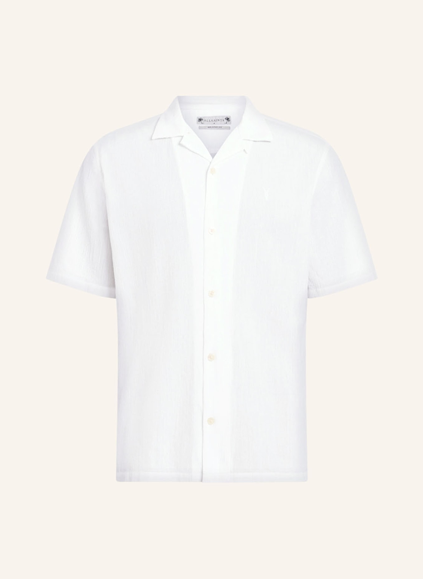 ALLSAINTS Resort shirt VALLEY relaxed fit, Color: WHITE (Image 1)