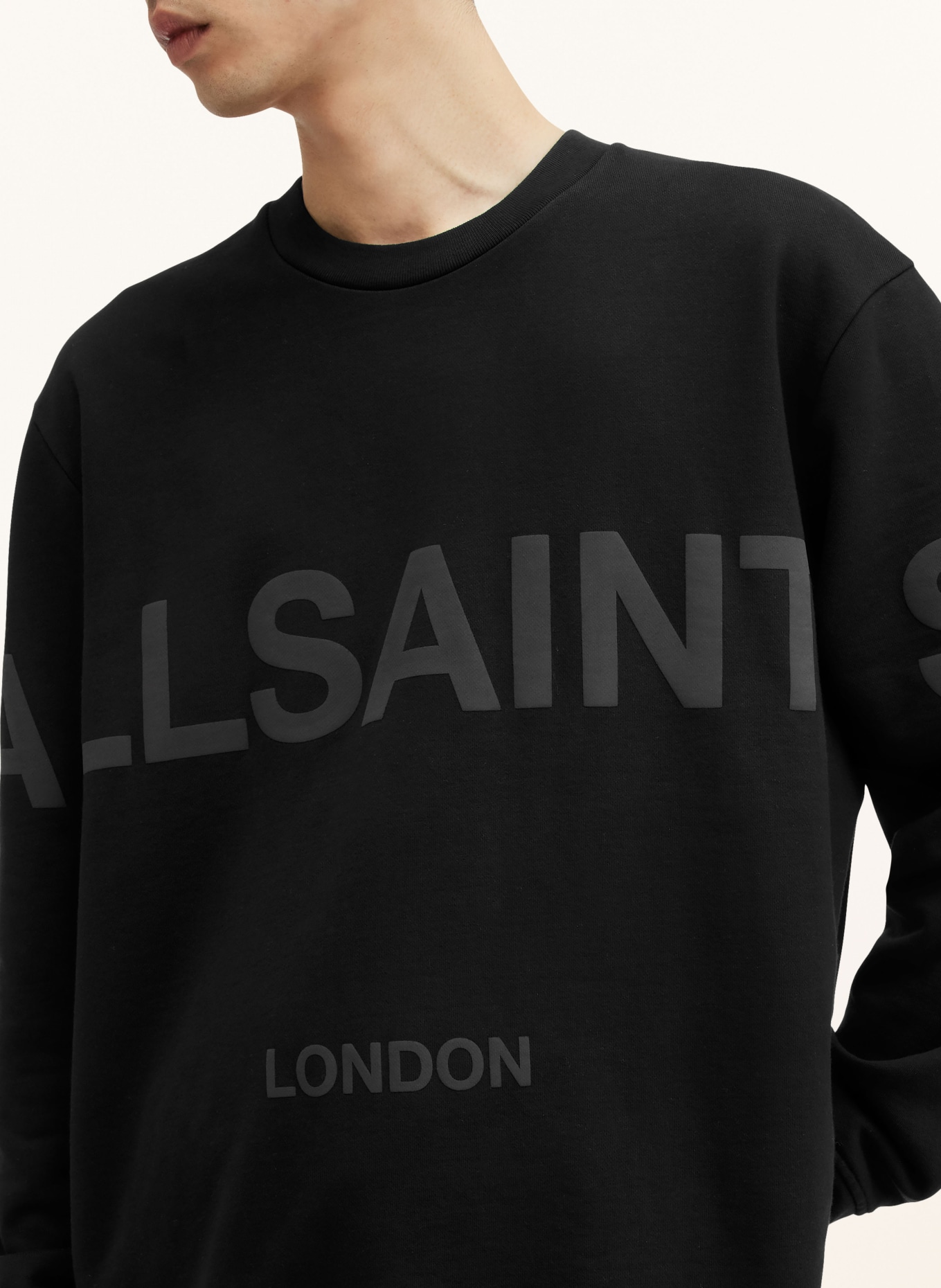 ALLSAINTS Sweatshirt BIGGY, Farbe: SCHWARZ (Bild 4)